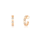 Jewelicorn Hohlring in Form eines vierblättrigen Kleeblatts