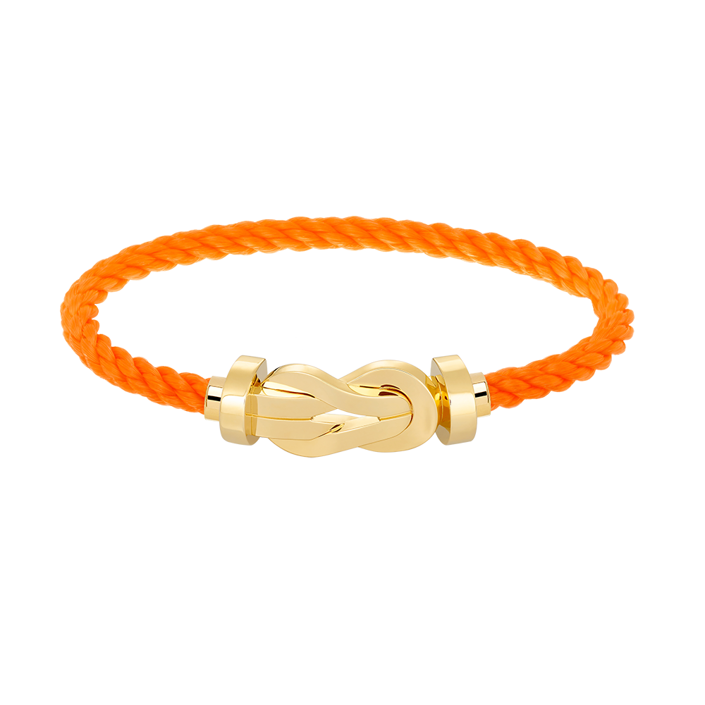 Jewelicorn Chance große 8-stellige Schnalle ohne Diamanten, Armband Gold