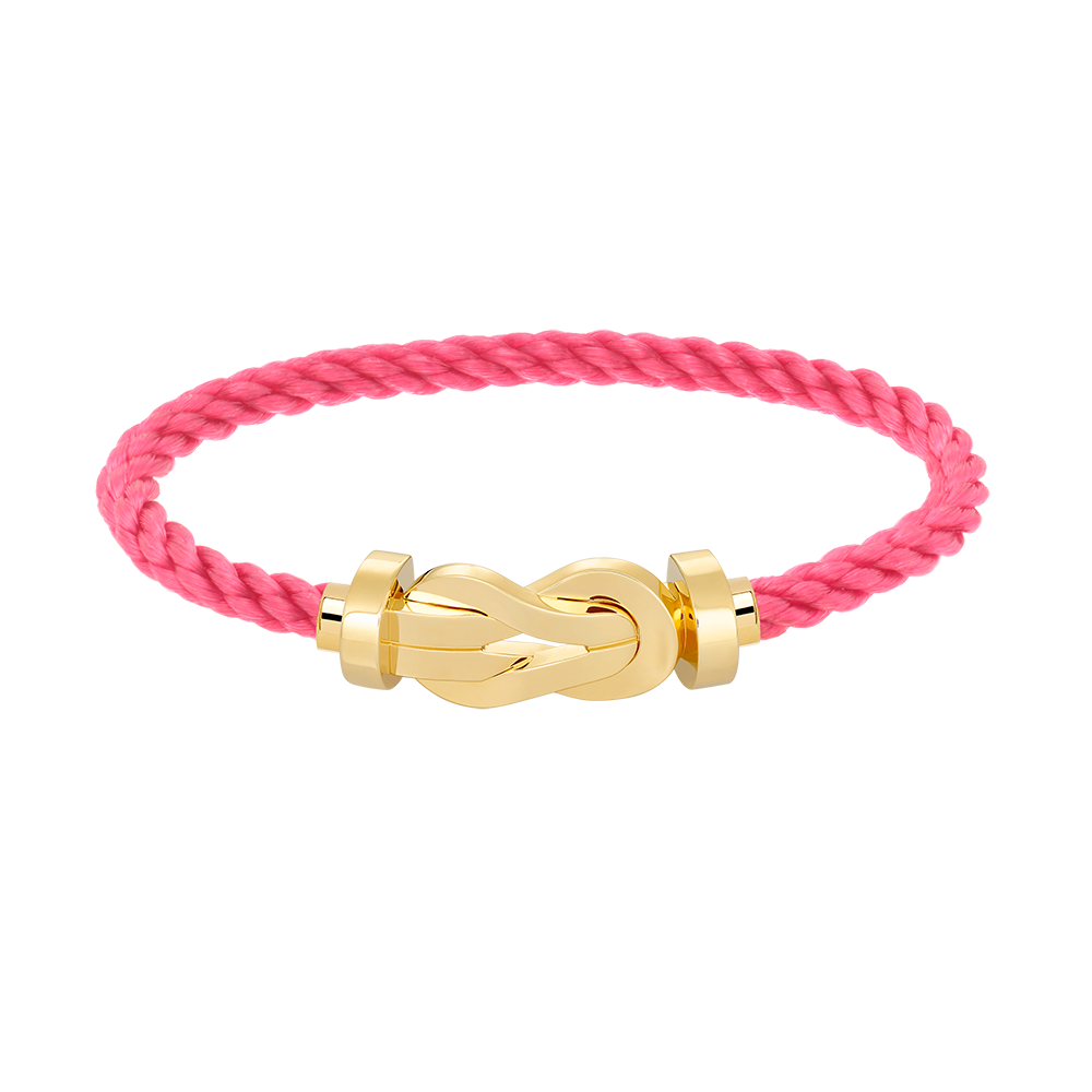Jewelicorn Chance große 8-stellige Schnalle ohne Diamanten, Armband Gold