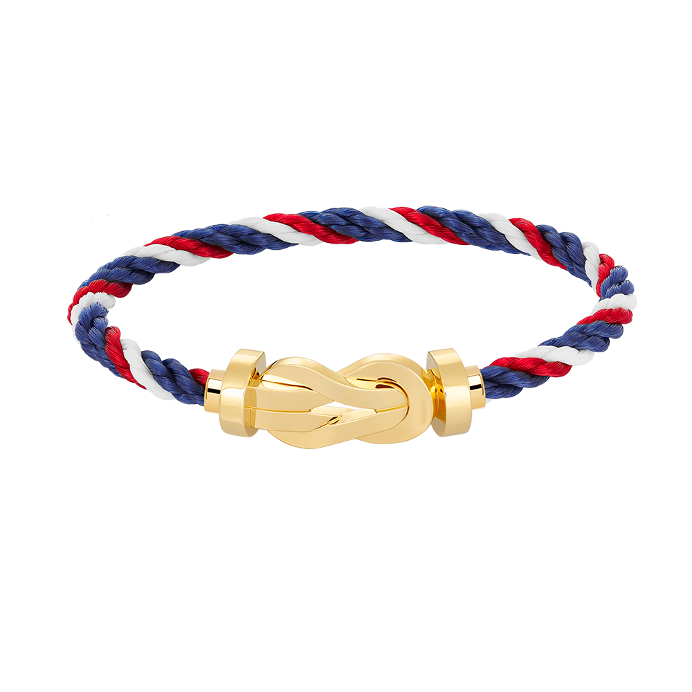 Jewelicorn Chance große 8-stellige Schnalle ohne Diamanten, Armband Gold