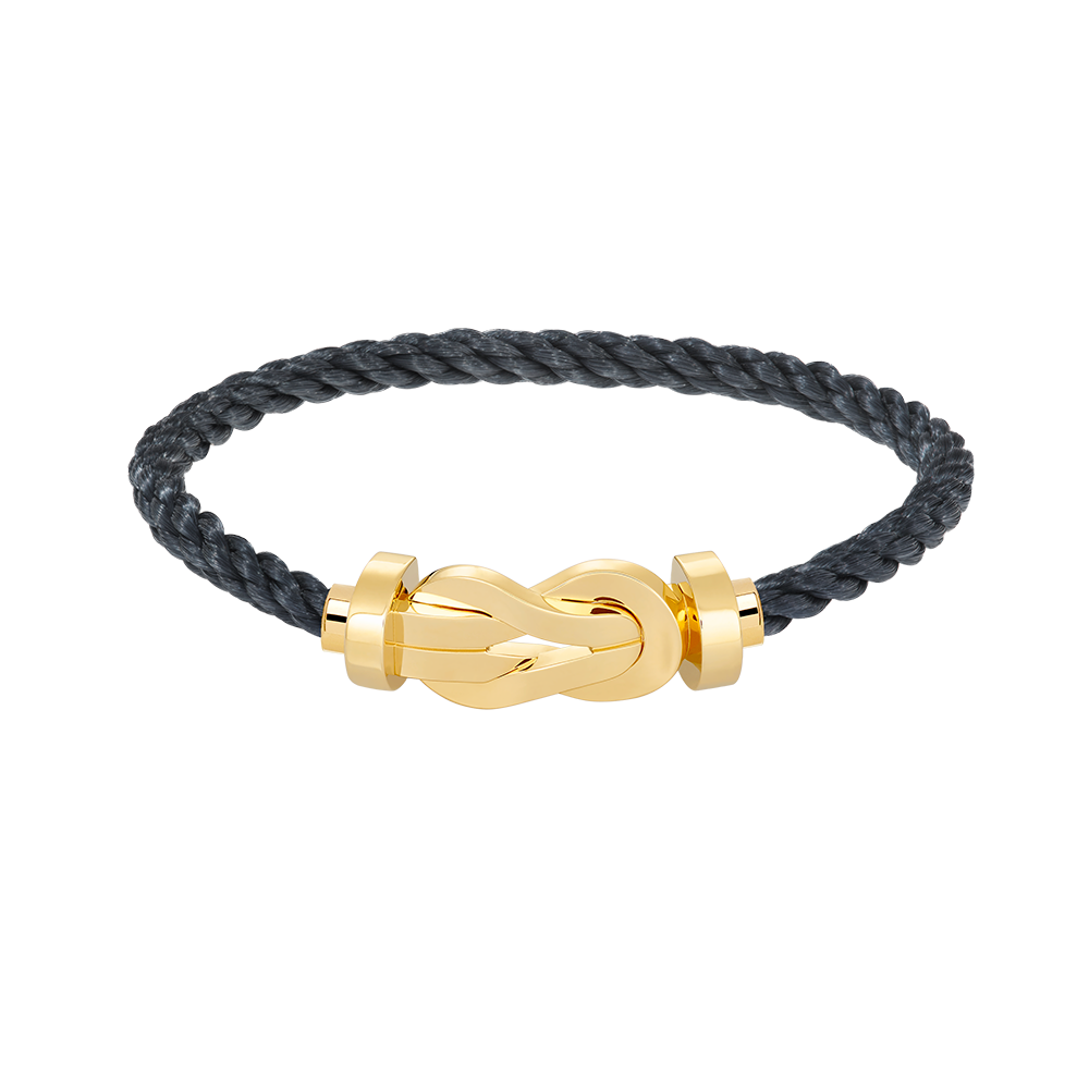 Jewelicorn Chance große 8-stellige Schnalle ohne Diamanten, Armband Gold