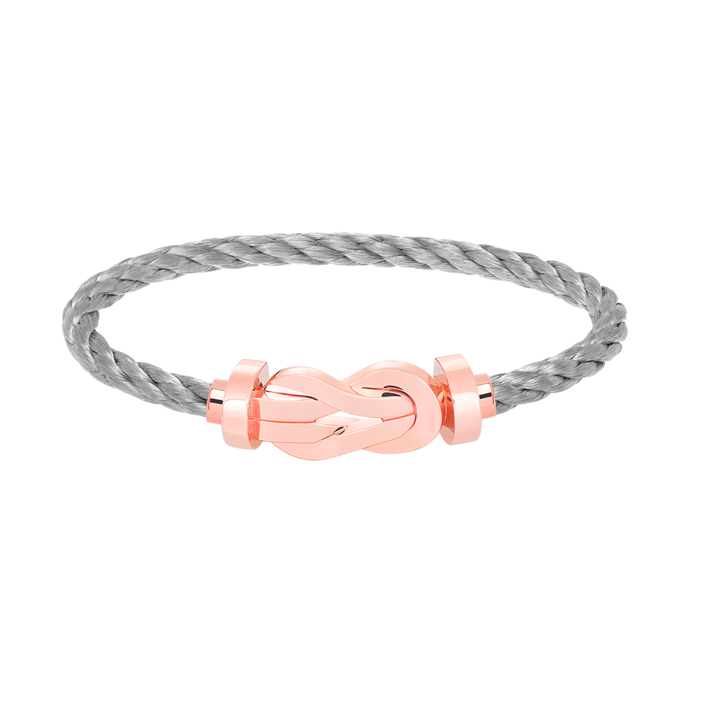 Jewelicorn Chance Armband mit großer 8-stelliger Schnalle, ohne Diamanten, Roségold