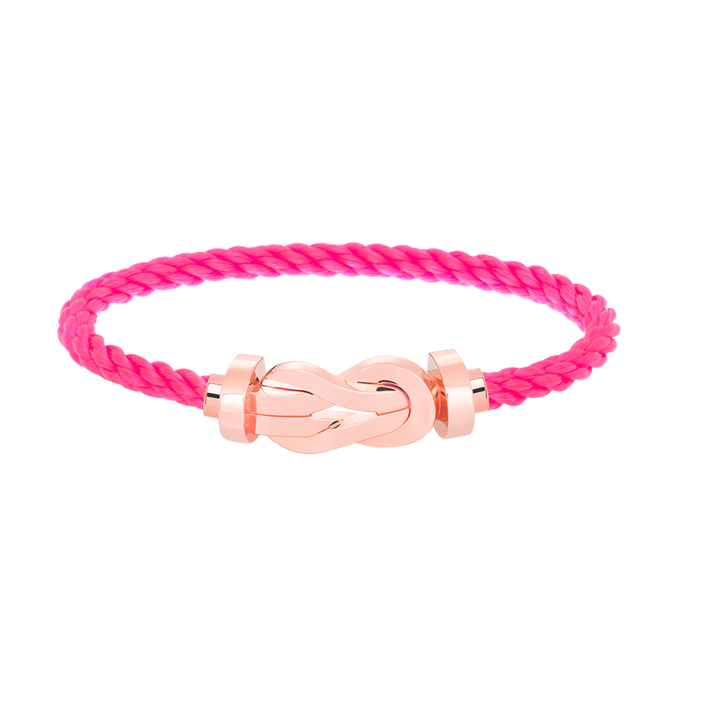 Jewelicorn Chance Armband mit großer 8-stelliger Schnalle, ohne Diamanten, Roségold