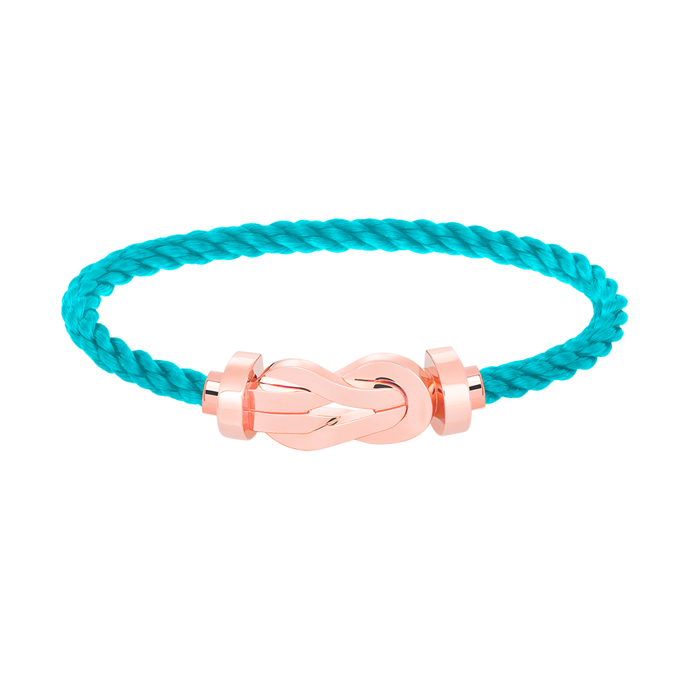 Jewelicorn Chance Armband mit großer 8-stelliger Schnalle, ohne Diamanten, Roségold
