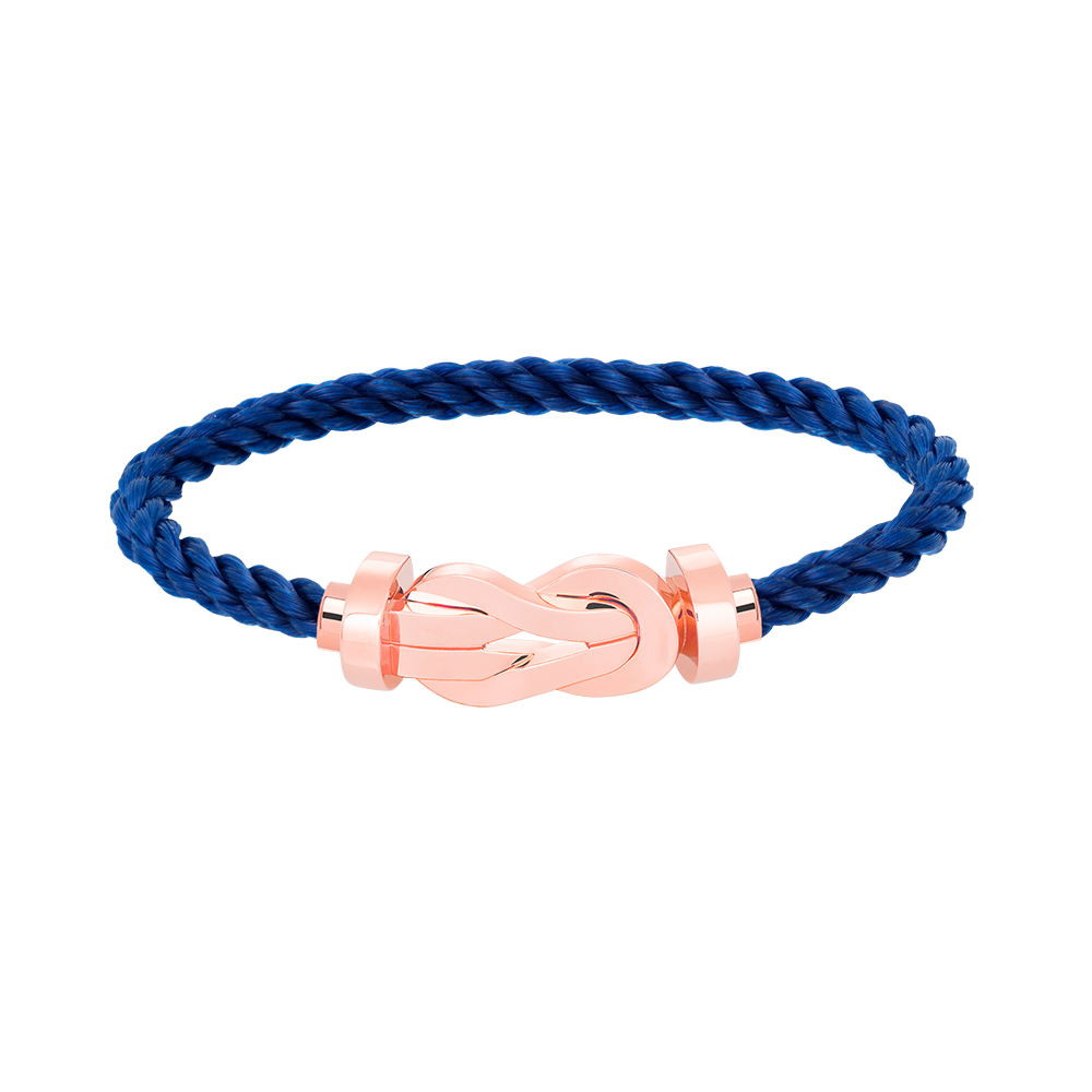 Jewelicorn Chance Armband mit großer 8-stelliger Schnalle, ohne Diamanten, Roségold