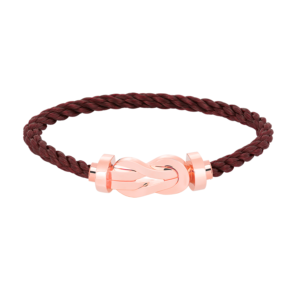 Jewelicorn Chance Armband mit großer 8-stelliger Schnalle, ohne Diamanten, Roségold
