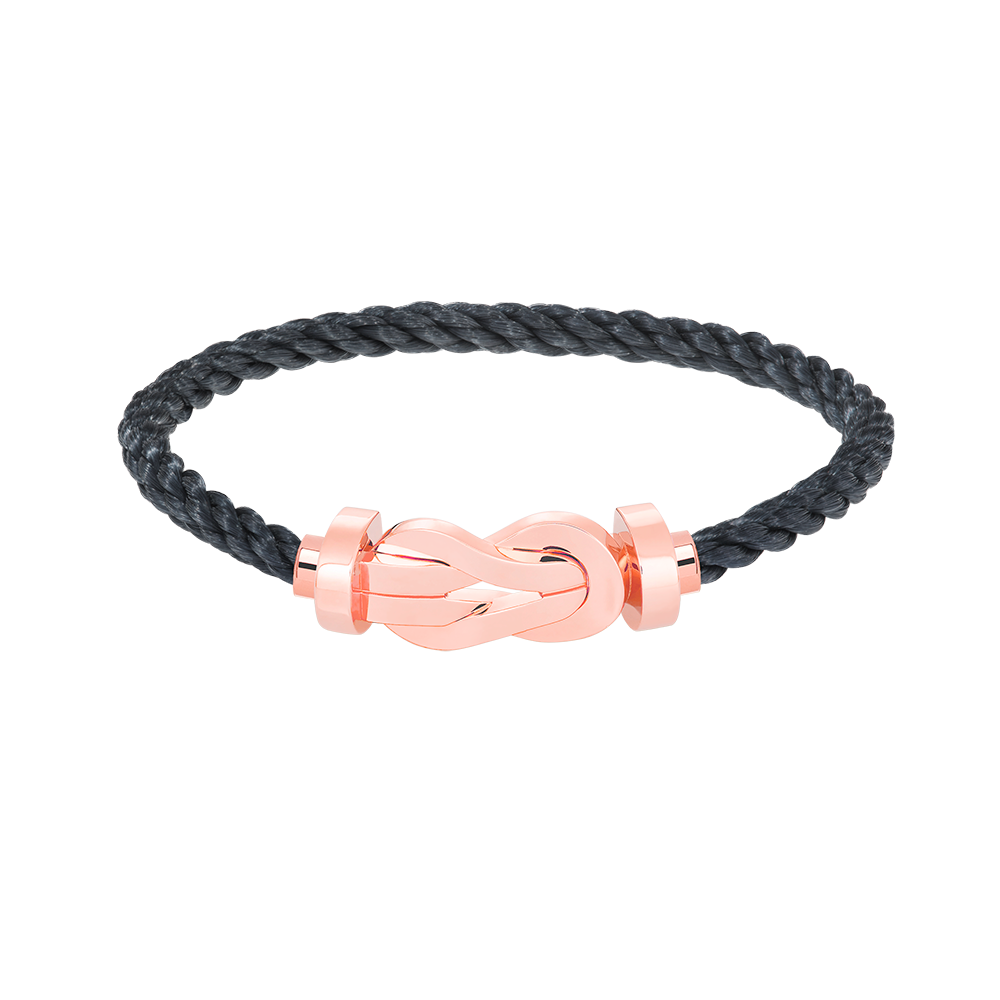 Jewelicorn Chance Armband mit großer 8-stelliger Schnalle, ohne Diamanten, Roségold