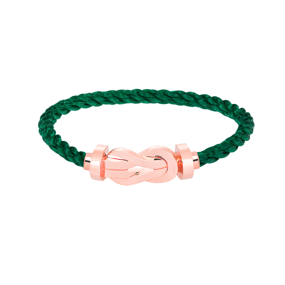 Jewelicorn Chance Armband mit großer 8-stelliger Schnalle, ohne Diamanten, Roségold