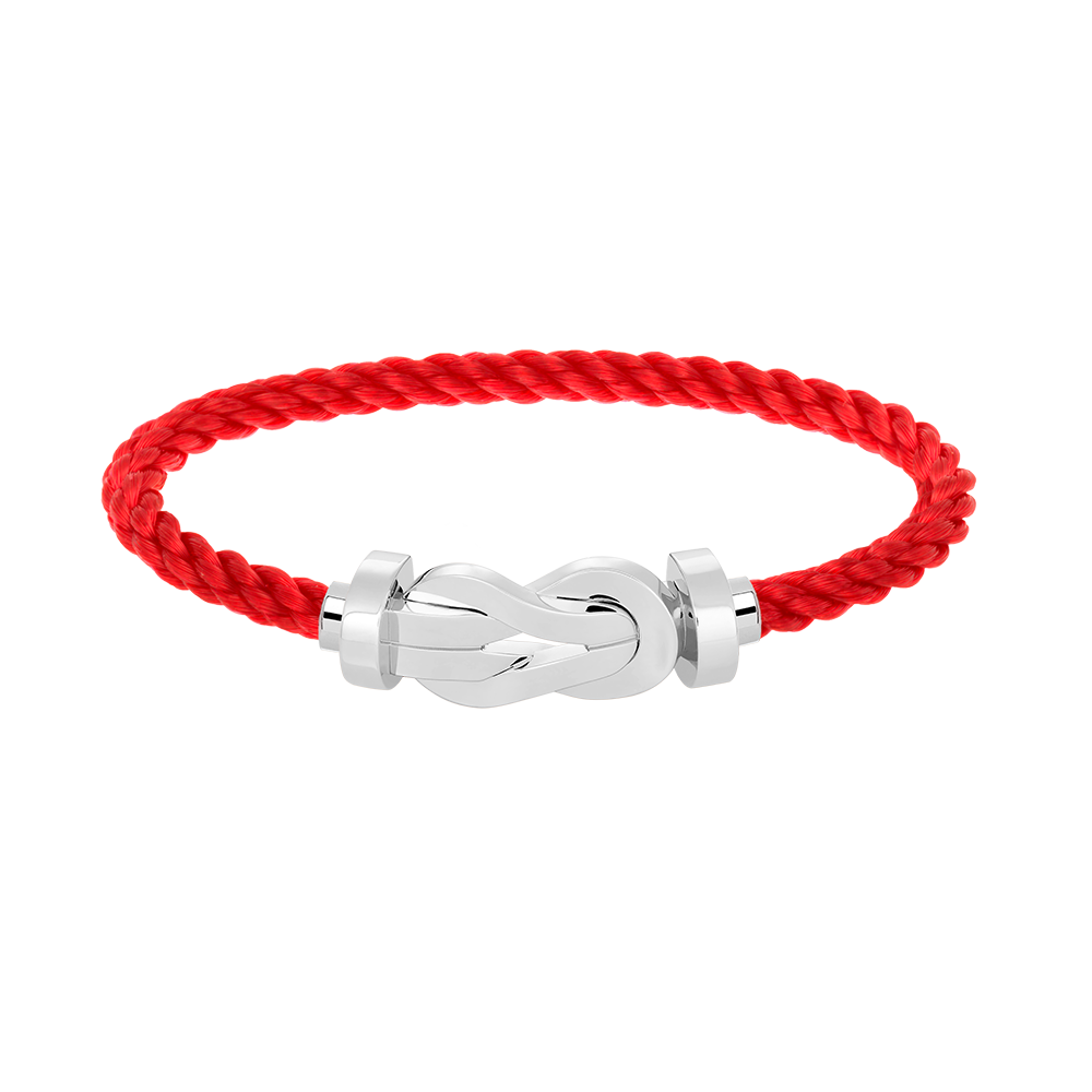 Jewelicorn Chance große 8-stellige Schnalle ohne Diamanten, Armband Silber
