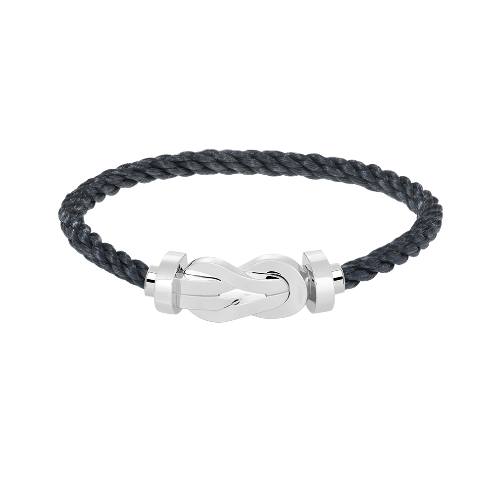 Jewelicorn Chance große 8-stellige Schnalle ohne Diamanten, Armband Silber