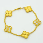 [⭐JeweliWhal] CLOVER 5 MOTIF LASER BRACELET COLLECTION