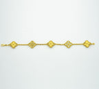 [⭐JeweliWhal] CLOVER 5 MOTIF LASER BRACELET COLLECTION