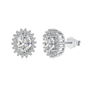 [Tonmkive Jewelry]Delicate Radiant Oval Cut Daily Earrings