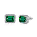[Tonmkive Jewelry]Luxurious Dainty Emerald Cut Banquet Earrings
