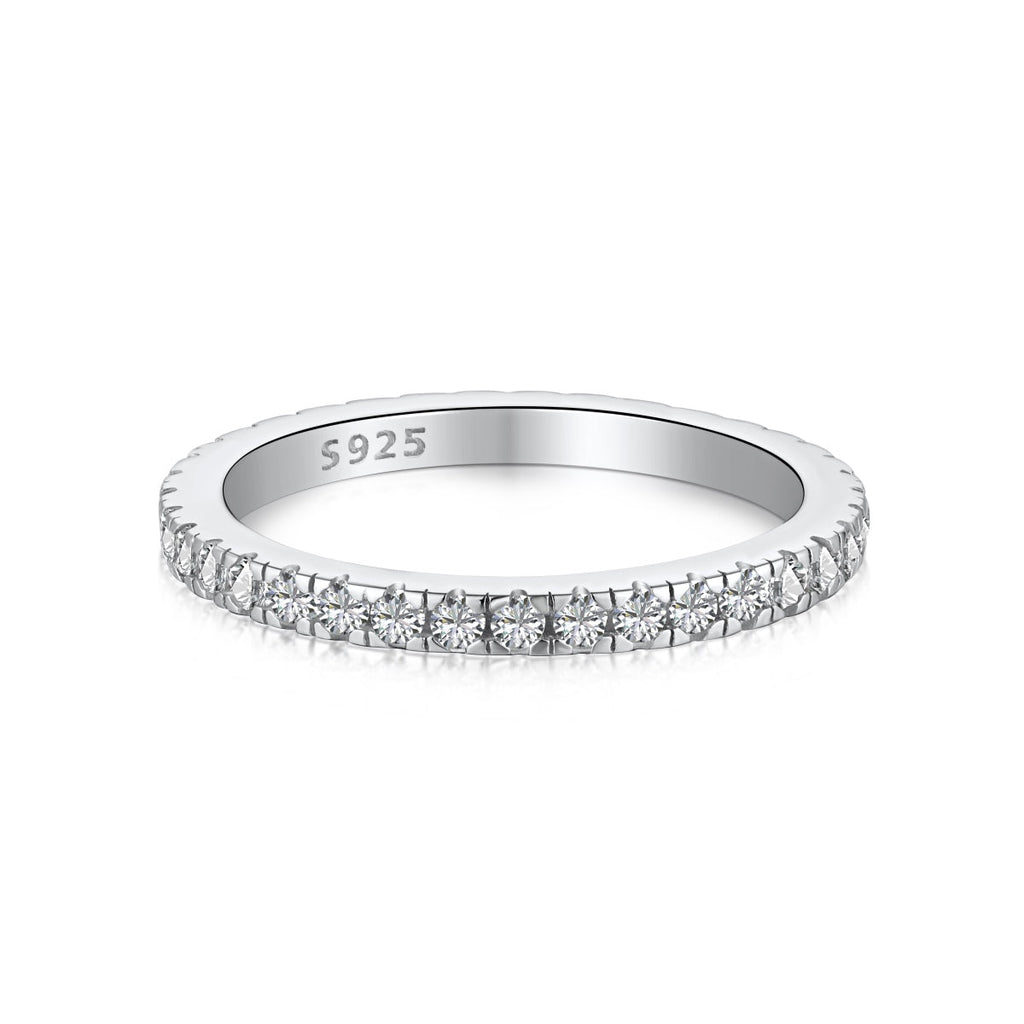 [Tonmkive Jewelry]Delicate Sparkling Round Cut Daily Ring