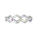 [Tonmkive Jewelry]Ornate Vibrant Round Cut Daily Ring