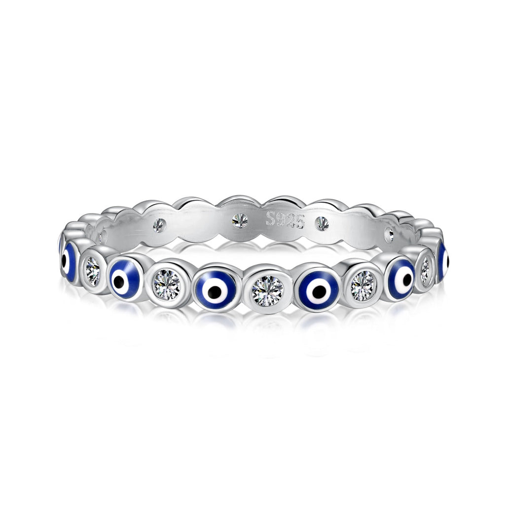 [Tonmkive Jewelry]Sparkling Vibrant Round Shape Daily Ring