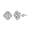 [Tonmkive Jewelry]Four-Leaf Clover Flower Shaped Earrings
