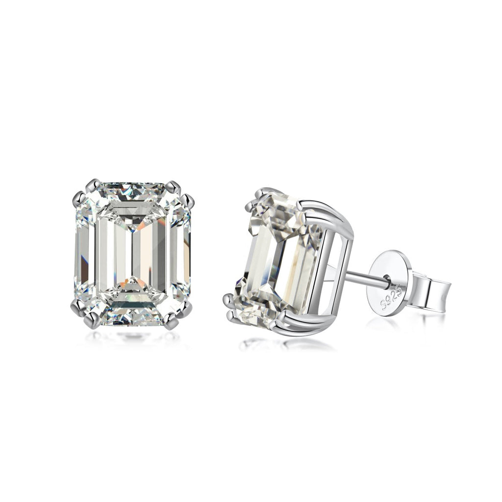 [Tonmkive Jewelry]Dazzling Square Shape Earrings