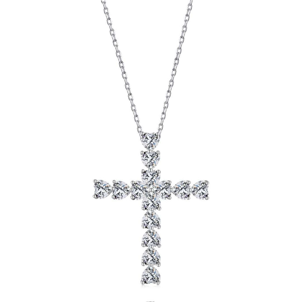 [Tonmkive Jewelry]Radiant Cross Shape Necklace
