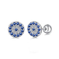 [Tonmkive Jewelry]Devil's Eye Ear Bone Nail Earrings