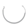 [Tonmkive Jewelry]Sparkling Radiant Princess Cut Tennis Bracelet