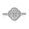 [Tonmkive Jewelry]Four Leaf Clover Flower Design Ring