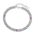 [Tonmkive Jewelry]Dazzling Radiant Multi Cut Daily Bracelet