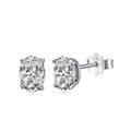 [Tonmkive Jewelry]Oval Classic Dignified Elegant Earrings