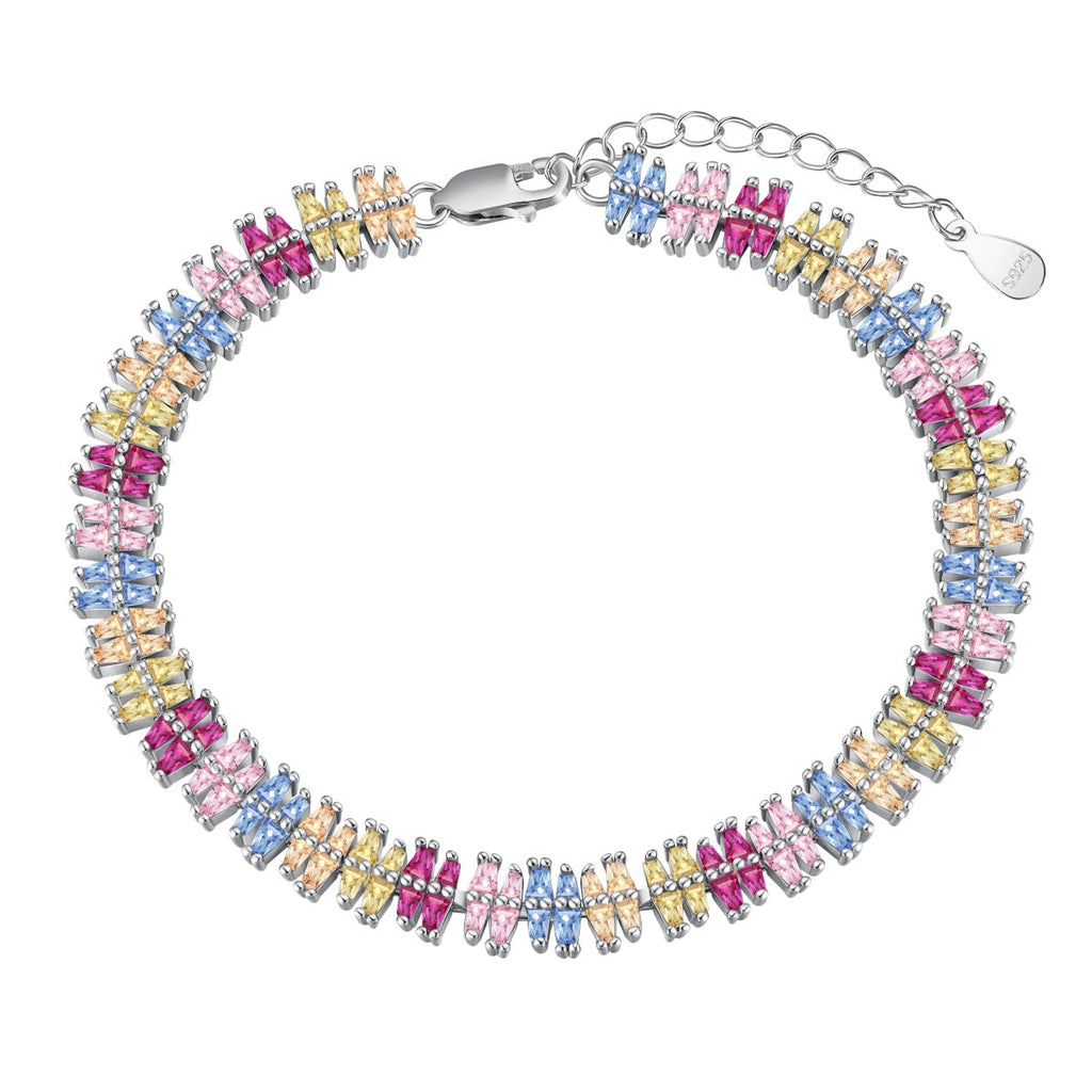 [Tonmkive Jewelry]Sparkling Exquisite Multi Cut Party Bracelet