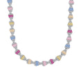 [Tonmkive Jewelry]Radiant Colorful Rainbow Necklace