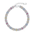 [Tonmkive Jewelry]Unique Colorful Flower Shape Daily Bracelet