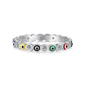 [Tonmkive Jewelry]Sparkling Vibrant Round Shape Daily Ring
