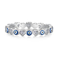 [Tonmkive Jewelry]Radiant Colorful Round Shape Daily Ring