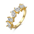 [Tonmkive Jewelry]Delicate Multi Cut Ring