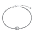 [Tonmkive Jewelry]Luxurious Dazzling Square Shape Banquet Bracelet