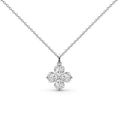 [Tonmkive Jewelry]Heart-Shaped Four-Leaf Clover Bead Necklace