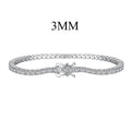 [Tonmkive Jewelry]Dainty Charming Round Cut Tennis Bracelet
