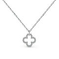 [Tonmkive Jewelry]Four-Leaf Clover Hollow Design Exquisite Necklace