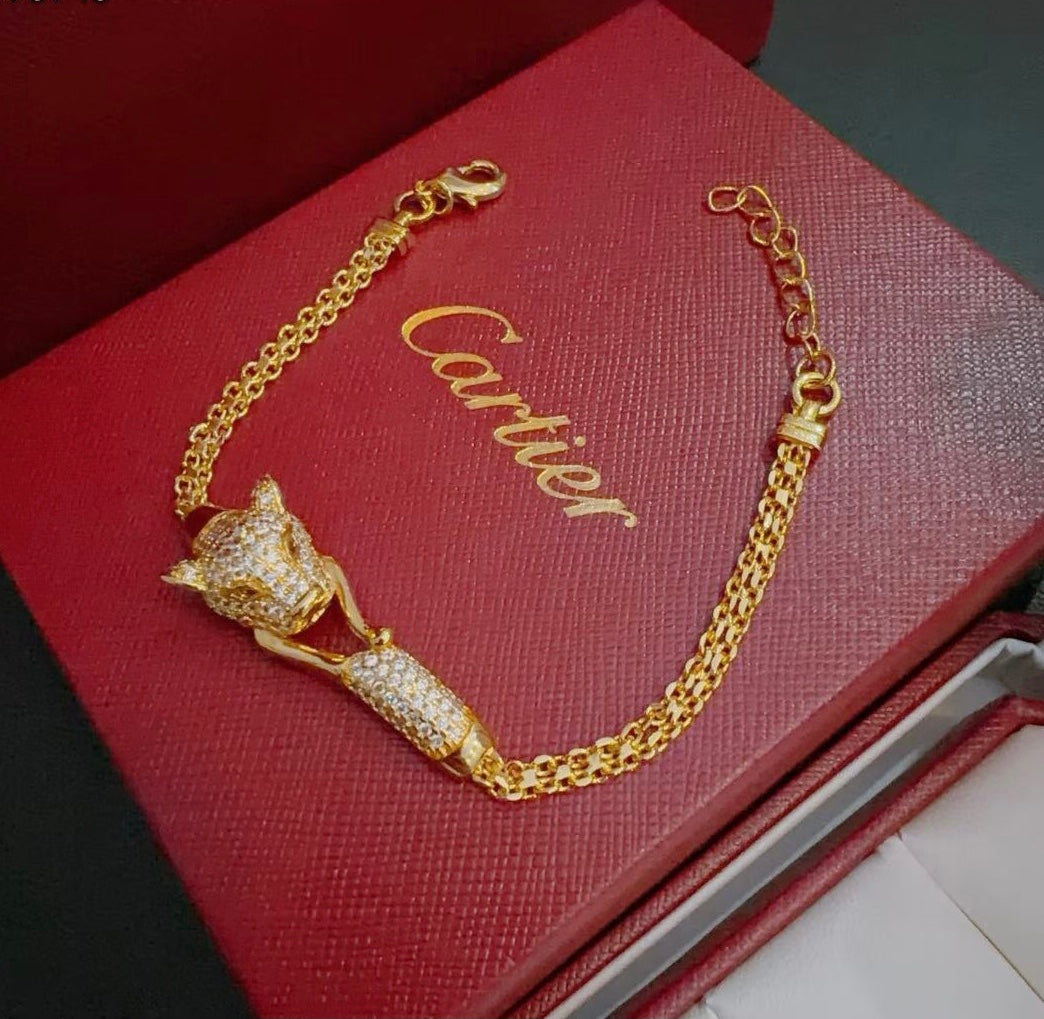 ¡®Jewelicorn¡¯ PANTHERE  BRACELET DIAMONDS