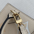 LV PETIT SAC PLAT CREME MONOGRAM EMPREINTE RINDSLEDER