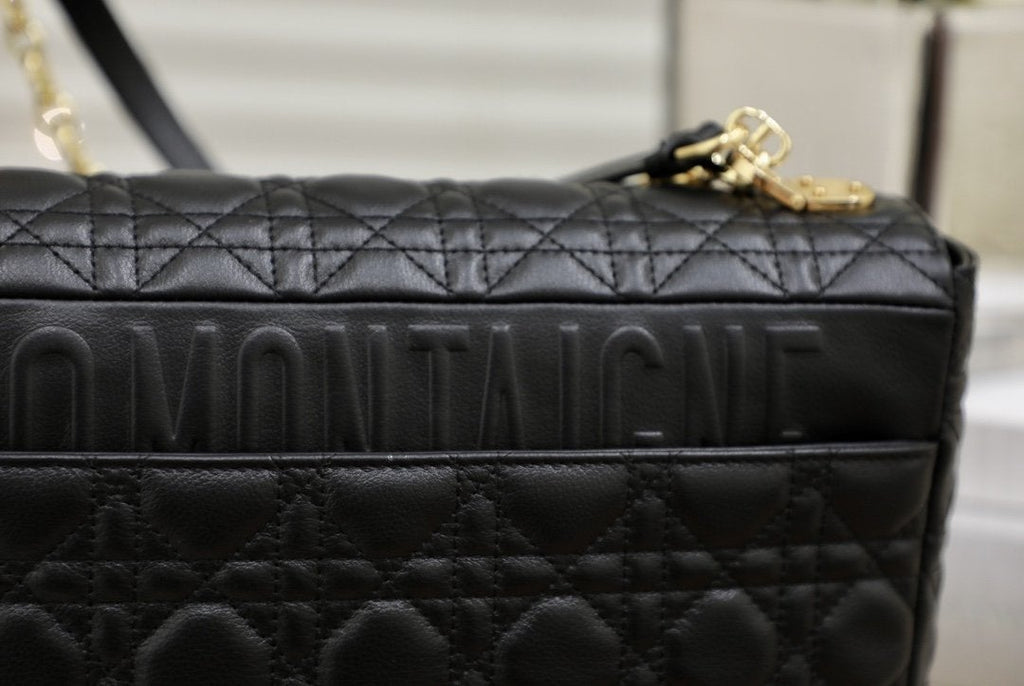 GROSSE CARO-TASCHE 28 SCHWARZES GESCHMACKSVOLLES CANNAGE-KALBLEDER