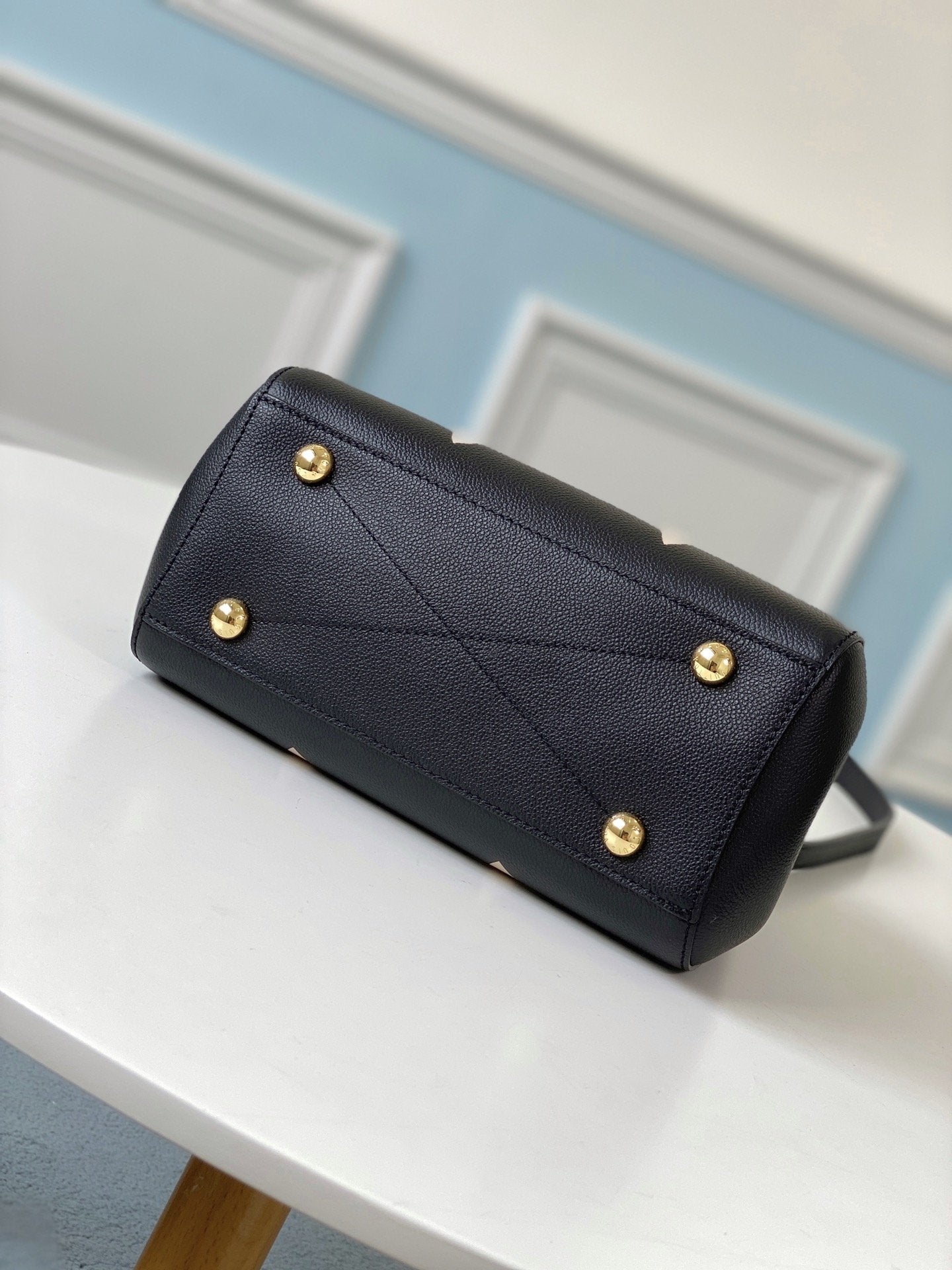 MONTAIGNE BB 29CM SCHWARZ BEIGE MONOGRAMM LEDER