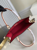 SAC PLAT 30CM MONOGRAMM LEINWAND