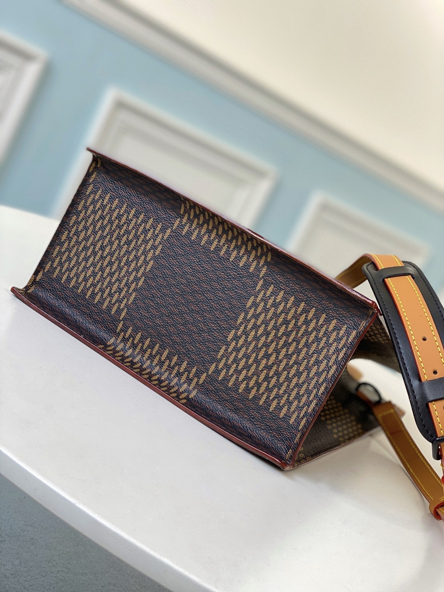 MINI-TASCHE 25 GIANT DAMIER EBENE