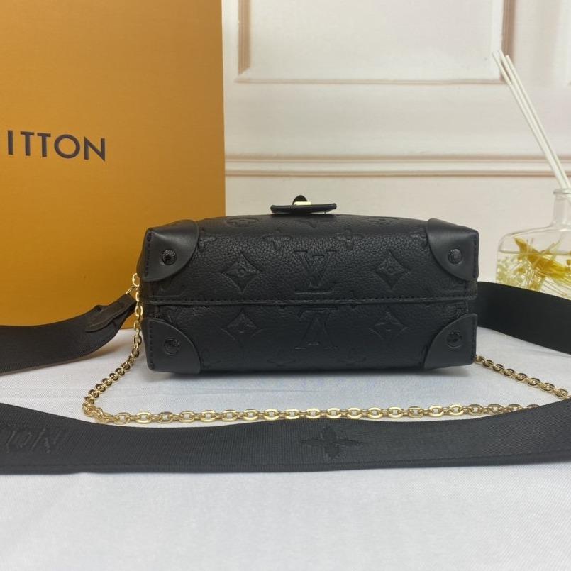 LV PETITE MALLE SOUPLE SCHWARZES MONOGRAM EMPREINTE