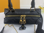 LV PETITE MALLE SOUPLE SCHWARZES MONOGRAM EMPREINTE