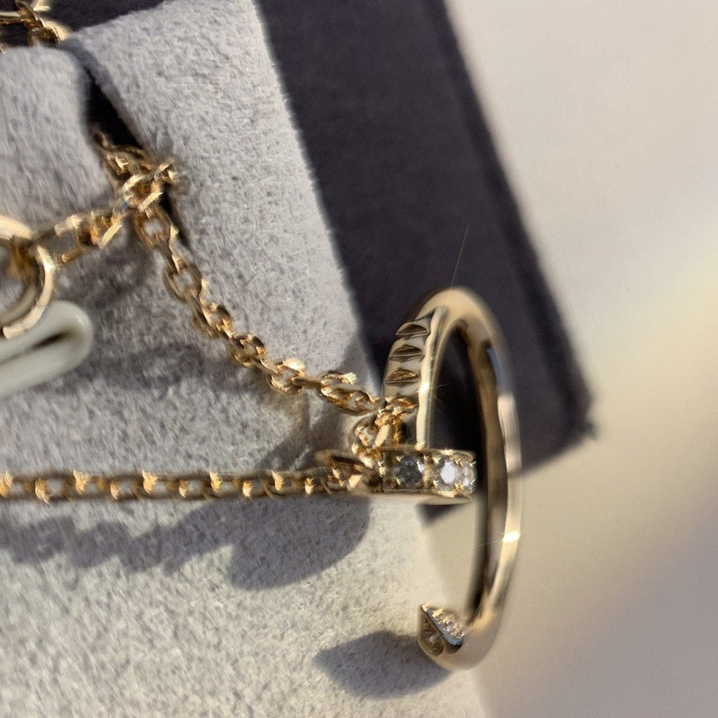 Jewelicorn Juste Halskette, Roségold 