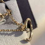 Jewelicorn Juste Halskette, Roségold 