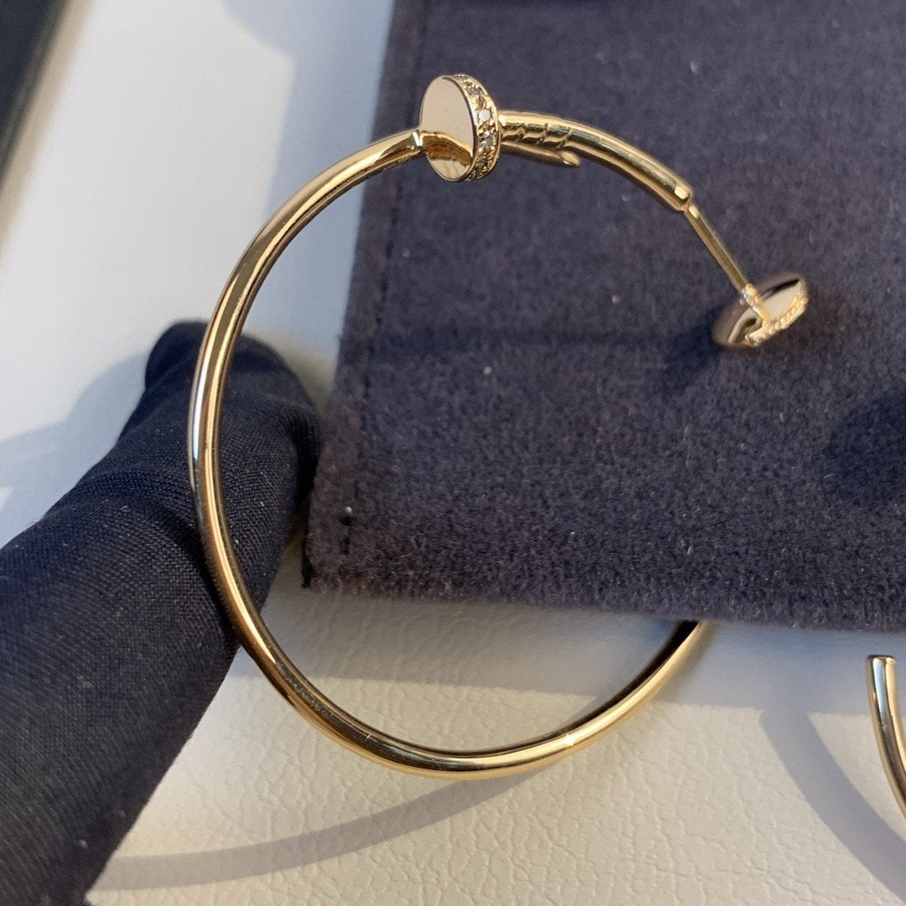 Jewelicorn Juste Ohrringe, Gold, Diamanten, 1,8 mm 